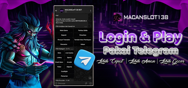LOGIN & PLAY PAKAI TELEGRAM